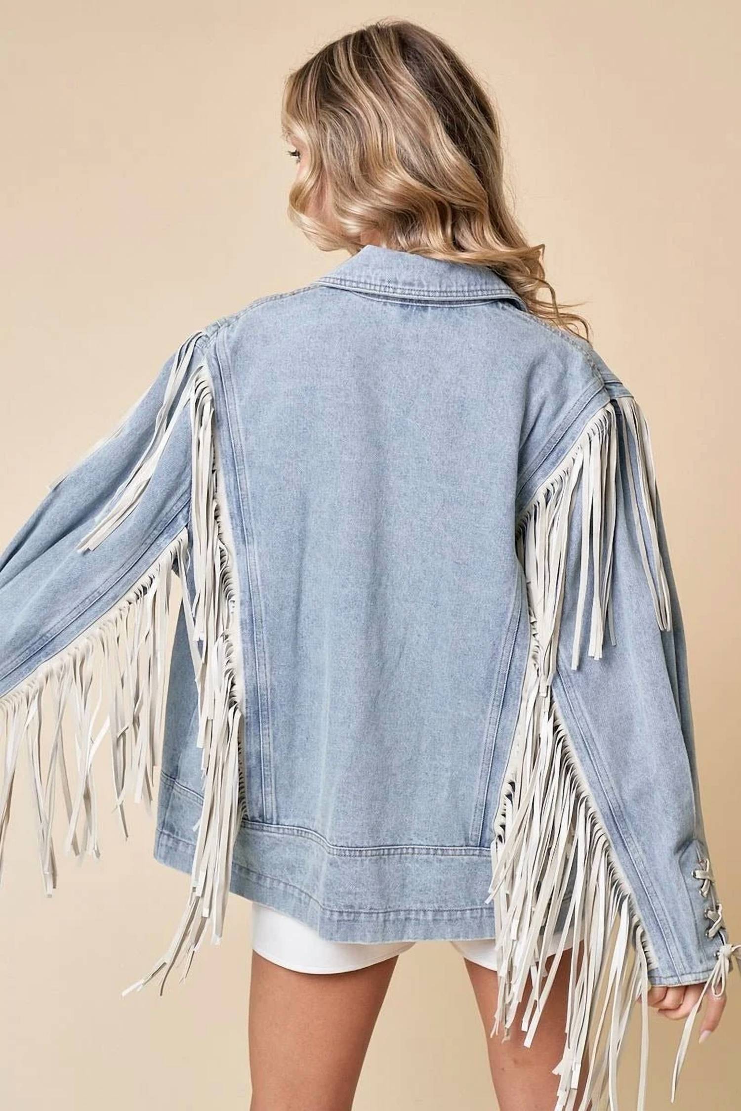 Saints & Hearts - Fringed Out Denim Jacket