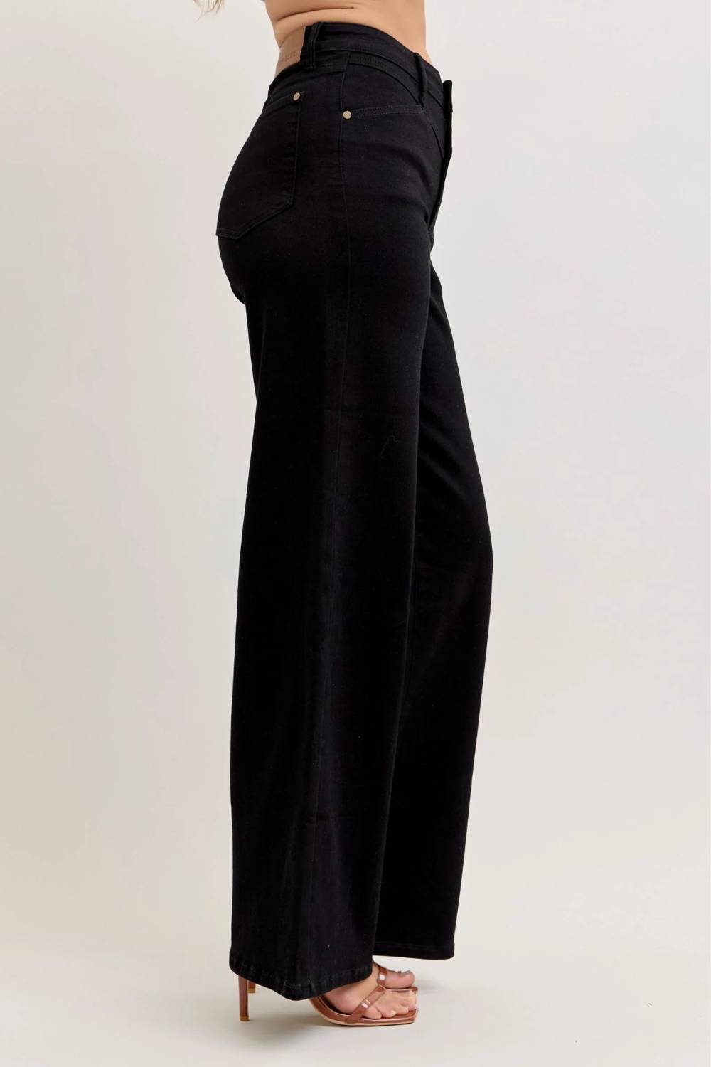 Judy Blue - High Waist Retro Wide Jean With Front Yoke