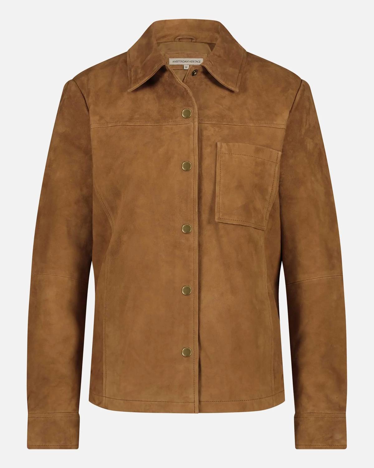 Amsterdam Heritage - Dakota Leather Shirt Jacket