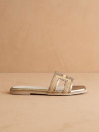 Oasis Society - Women Nina H Cutout Raffia Slide
