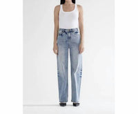 Mica Denim - Straight Leg Loose Fit Jeans