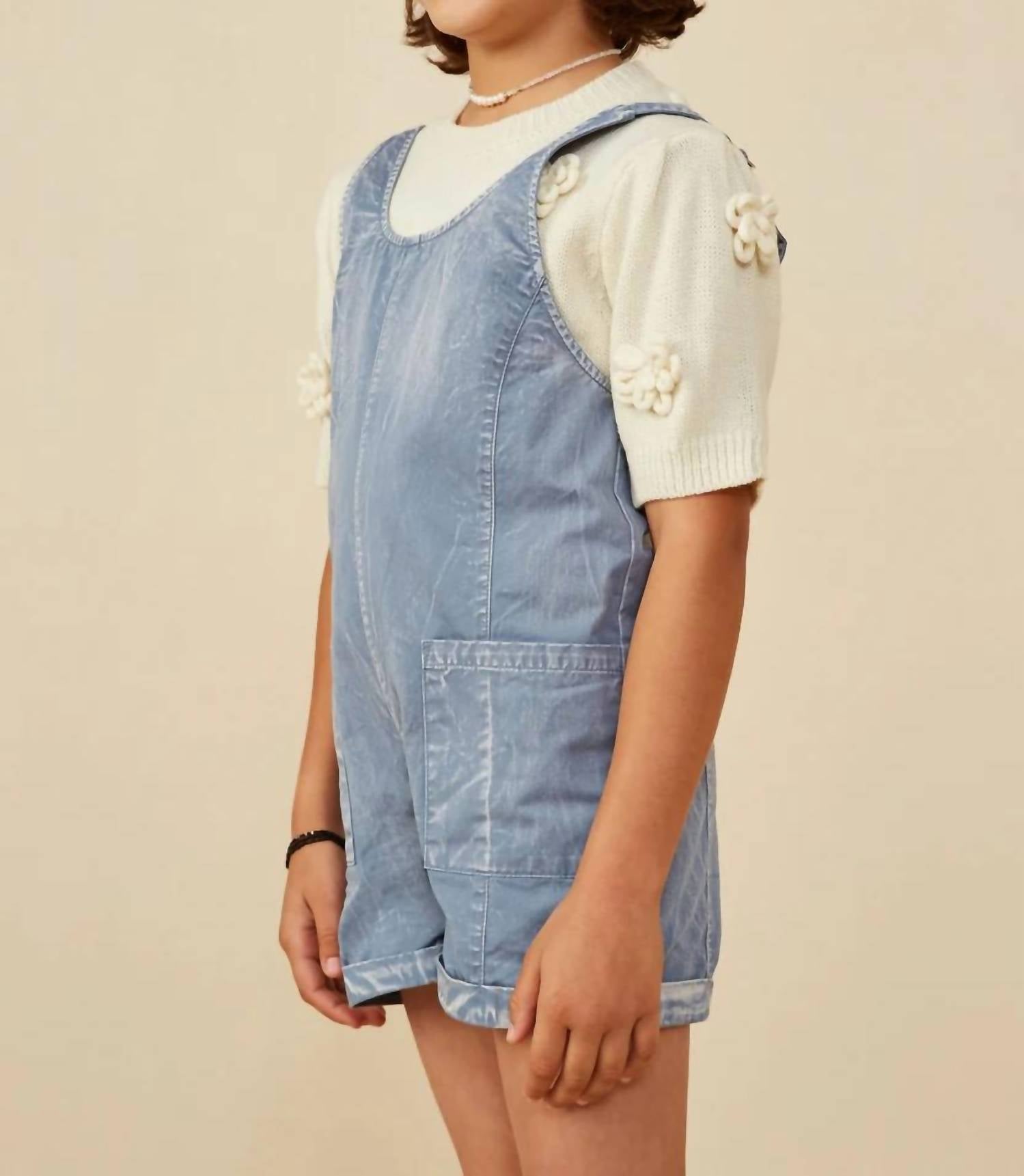 Hayden La - Vintage Wash Denim Romper