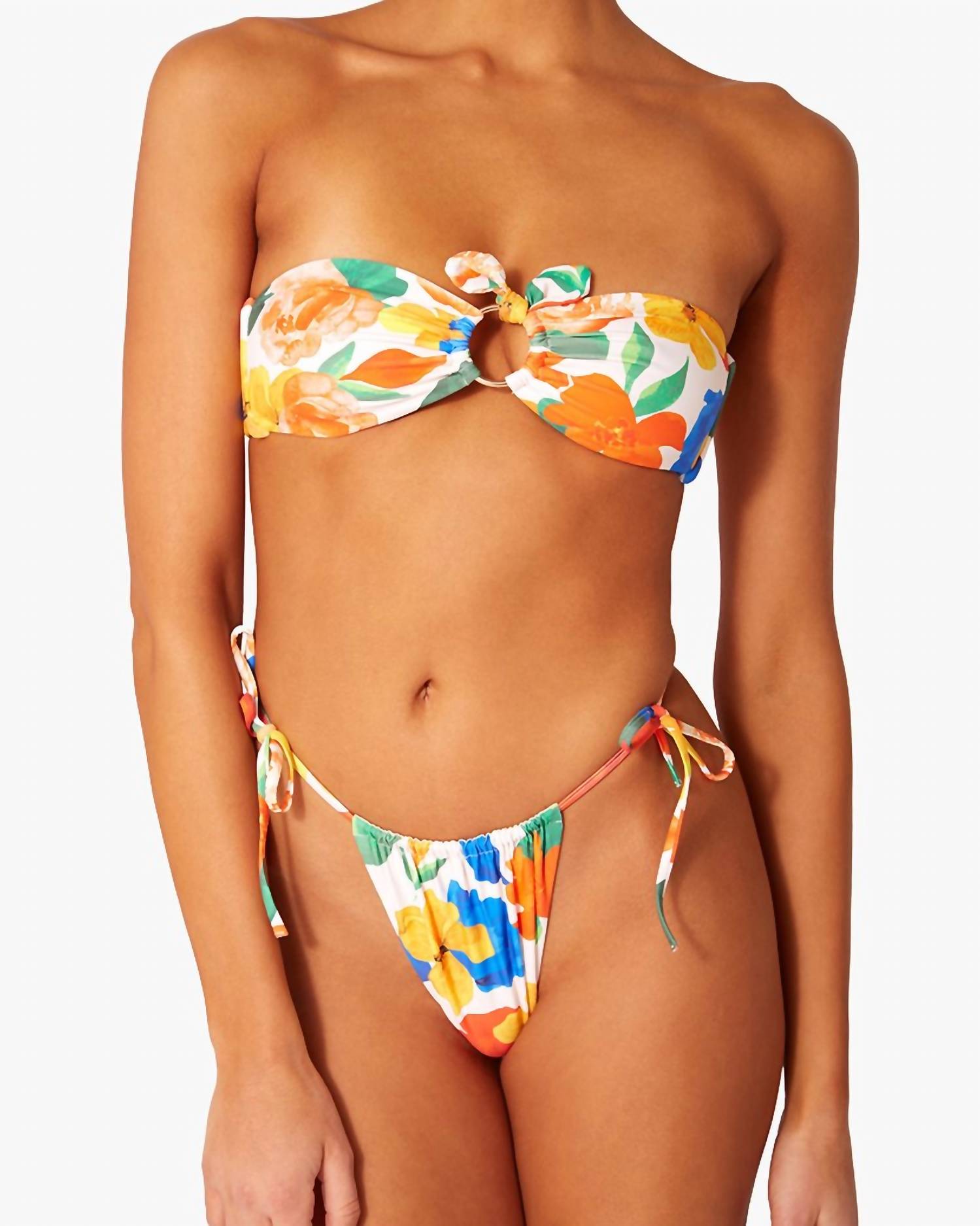 RING BANDEAU BIKINI TOP