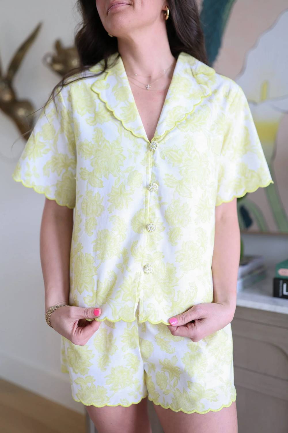 Strut & Bolt - Botanical Scallop Top
