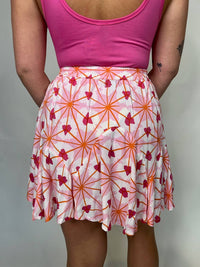Romi The Brand Spring Mini Skirt in pink - women's skirt - alternate view