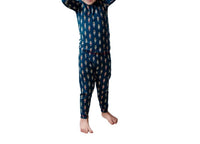 Kickee - Print Long Sleeve Pajama Set