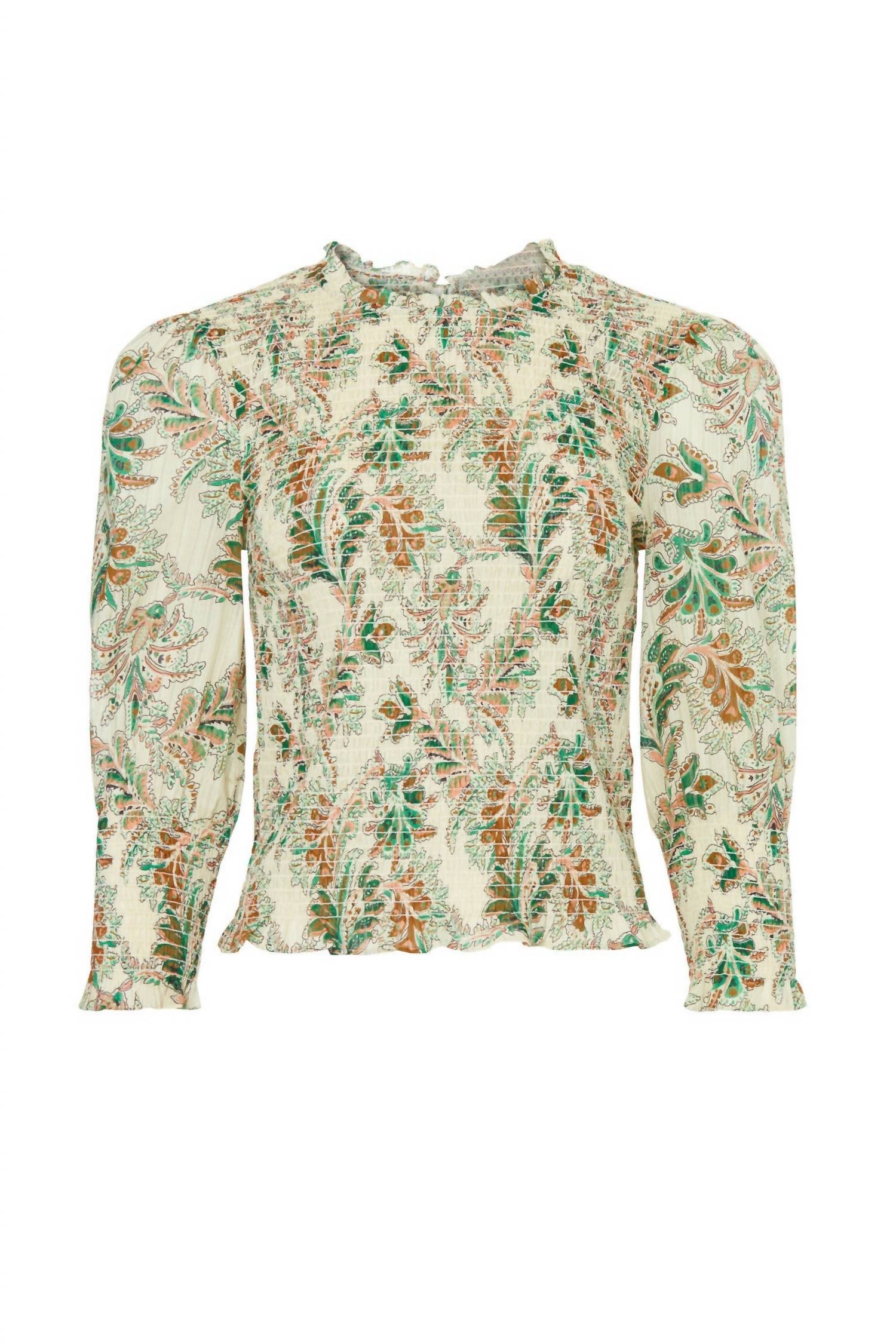 Veronica Beard - Kali Floral Smocked Top