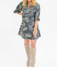Tcec - Bell Sleeve Mini Dress