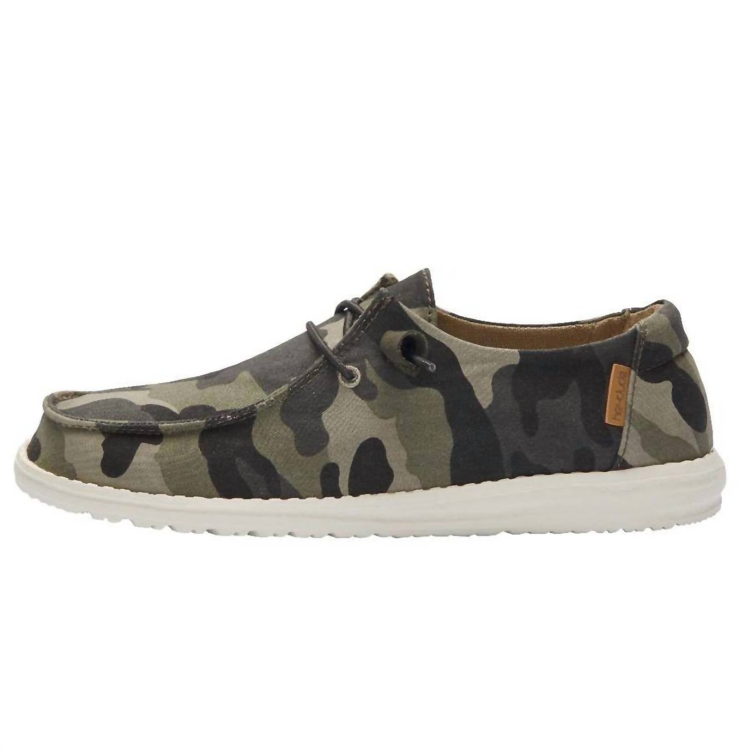 HEY DUDE Women's Wendy Corduroy Shoes in camo - women's sneaker