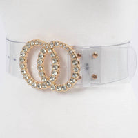 3Am By H&D Accessories - Women's Transparent Pvc Waist Belt