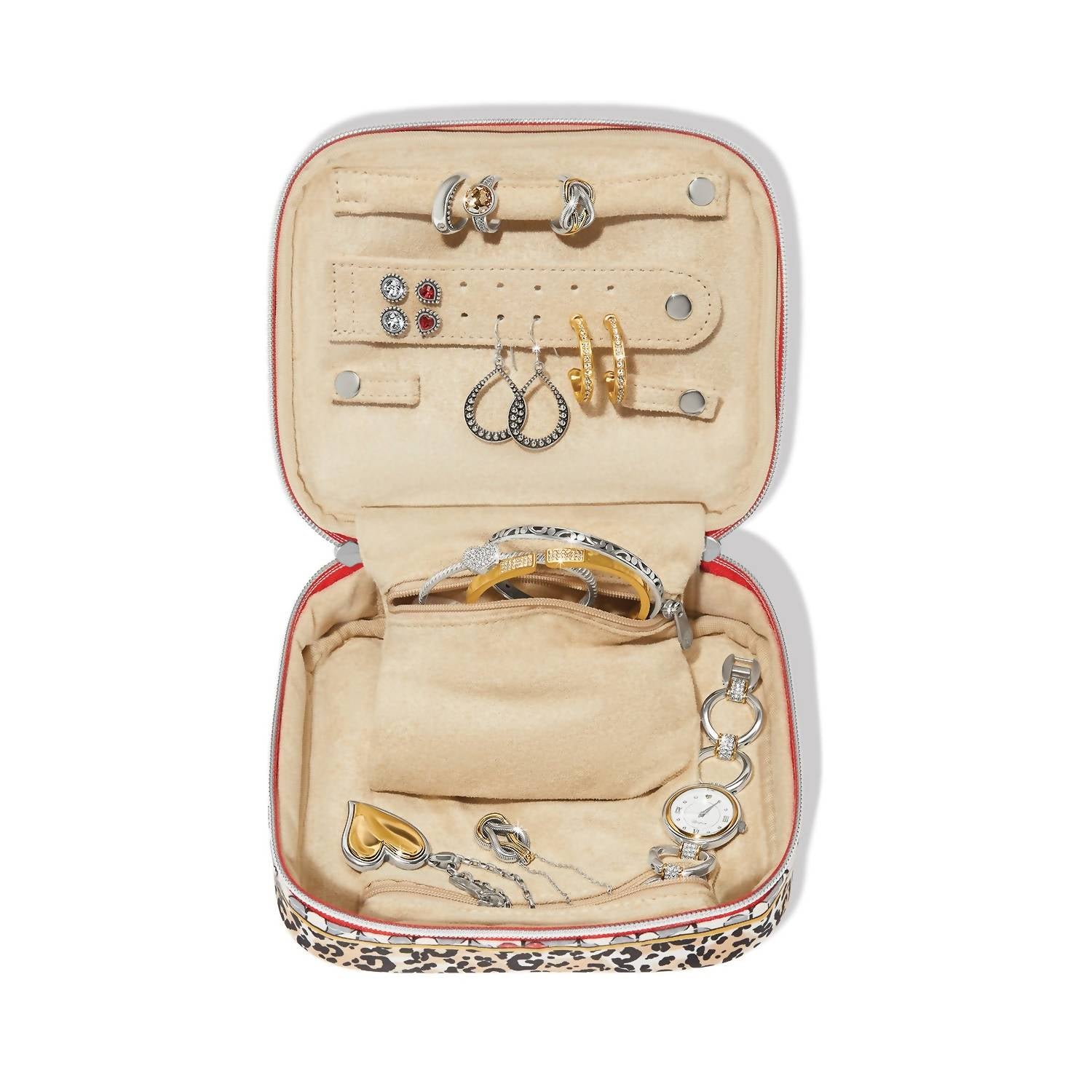 Brighton Women's Wild Love Jewelry Case in multi color - women's bag - alternate view