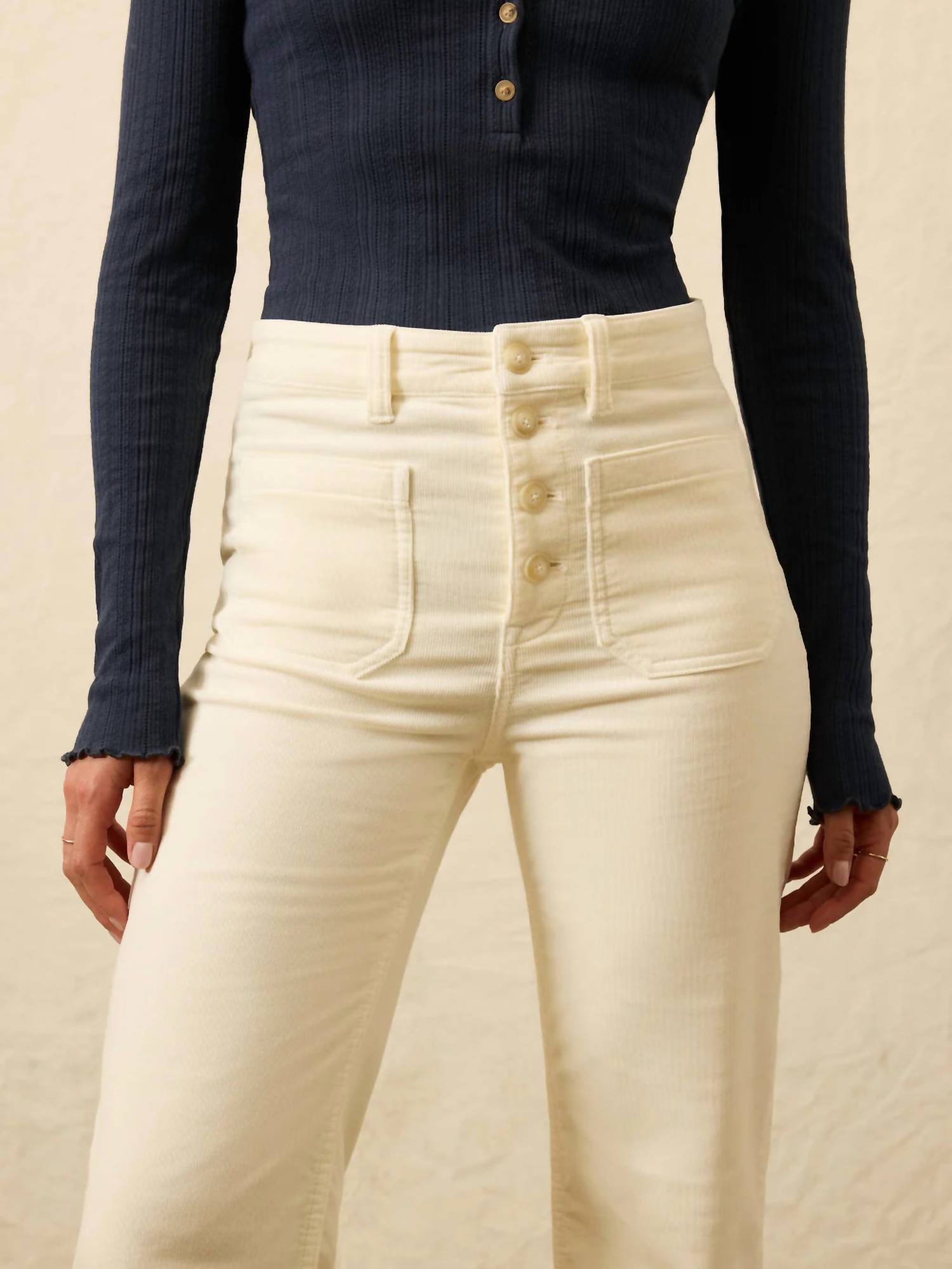 Faherty - Stretch Terry Cord Patch Pocket Pant
