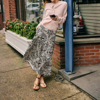 Cartolina Nantucket - Flor Medallion Emma Midi Skirt