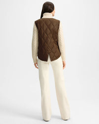 Veronica Beard - Patra Knit-sleeve Quilted Jacket