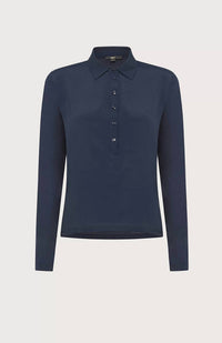 Seventy - Slim Fit Bi-material Polo Shirt