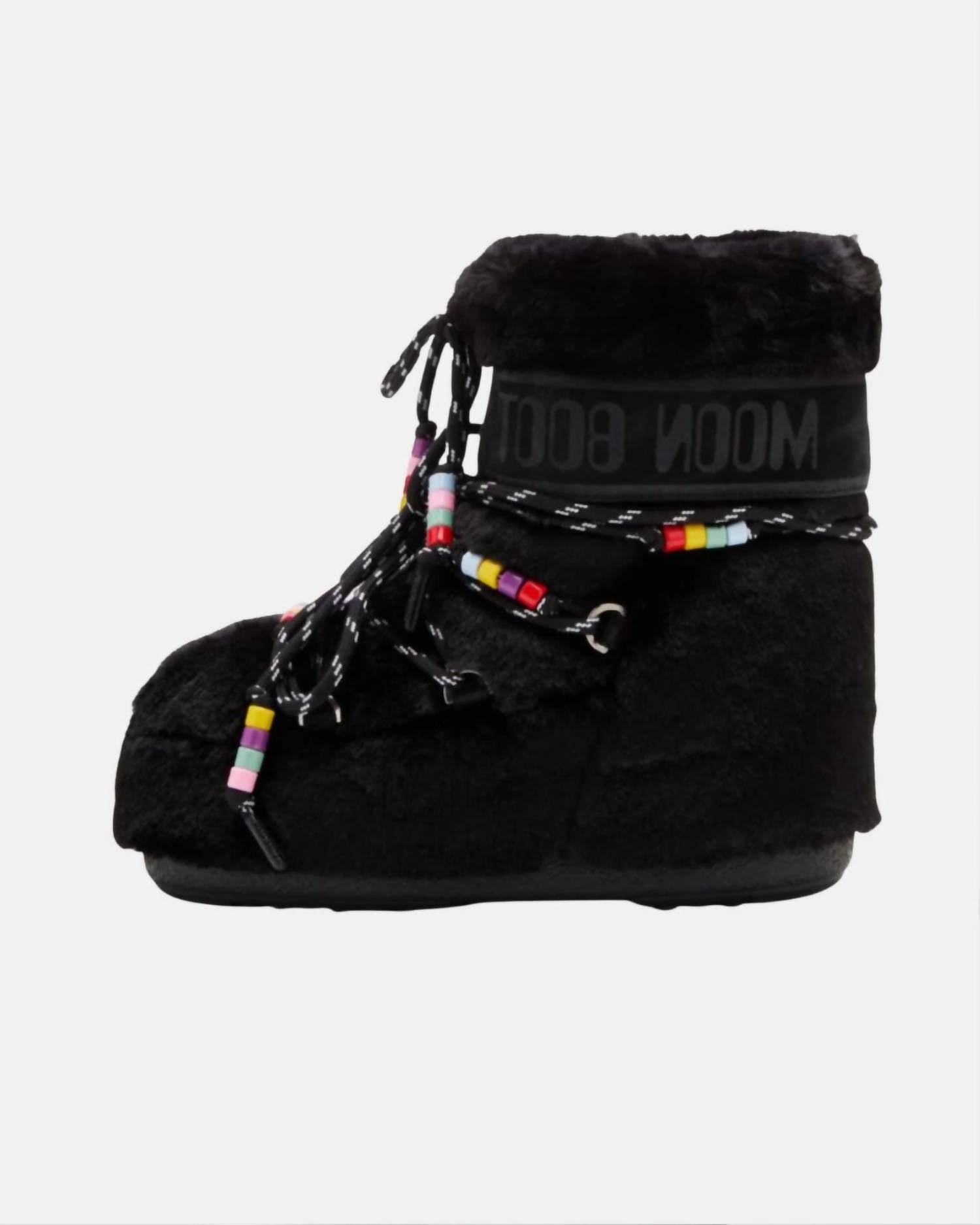 Moon Boot - Kid's Icon Faux Fur Beads Boot