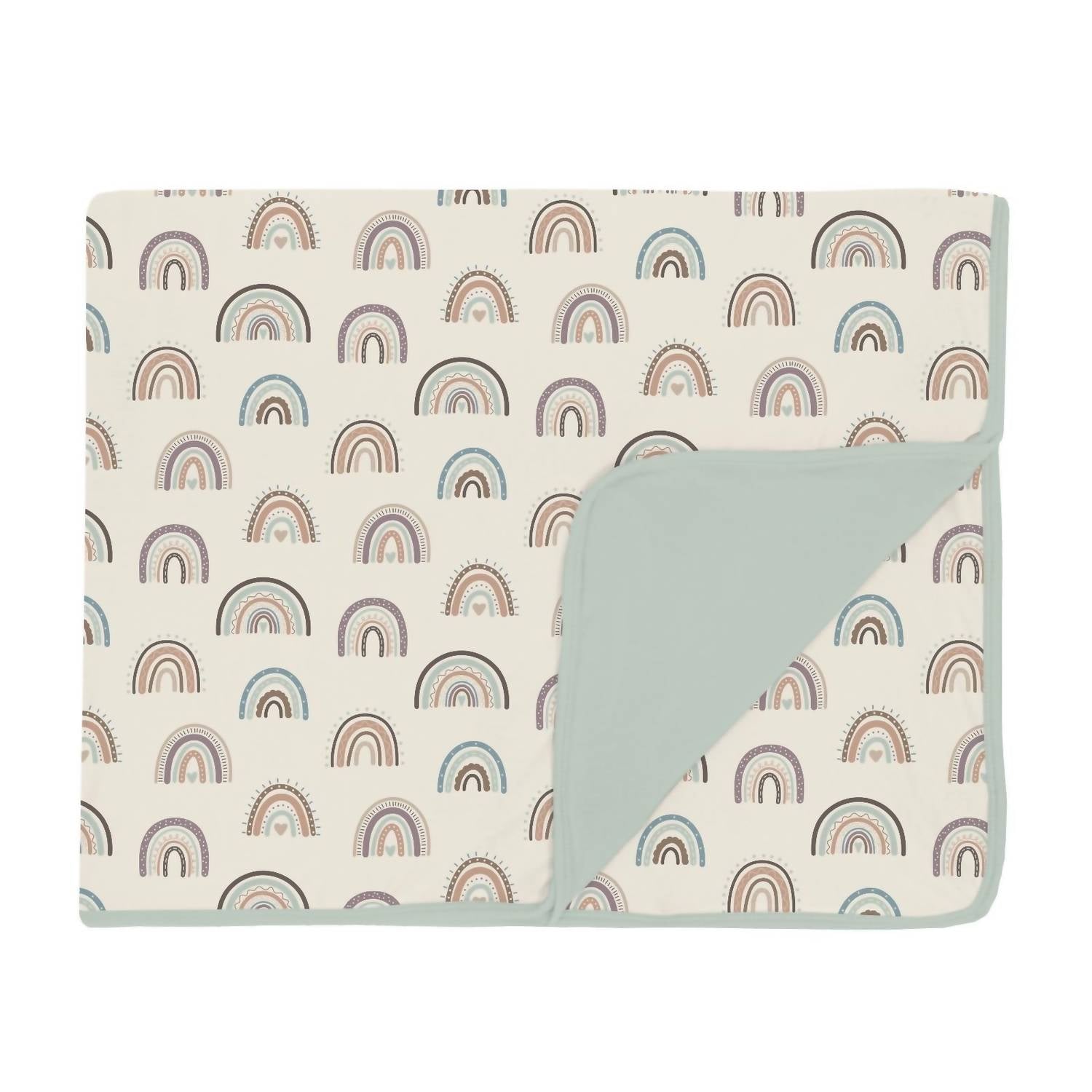 Kickee - Toddler's Earthly Rainbows Blanket