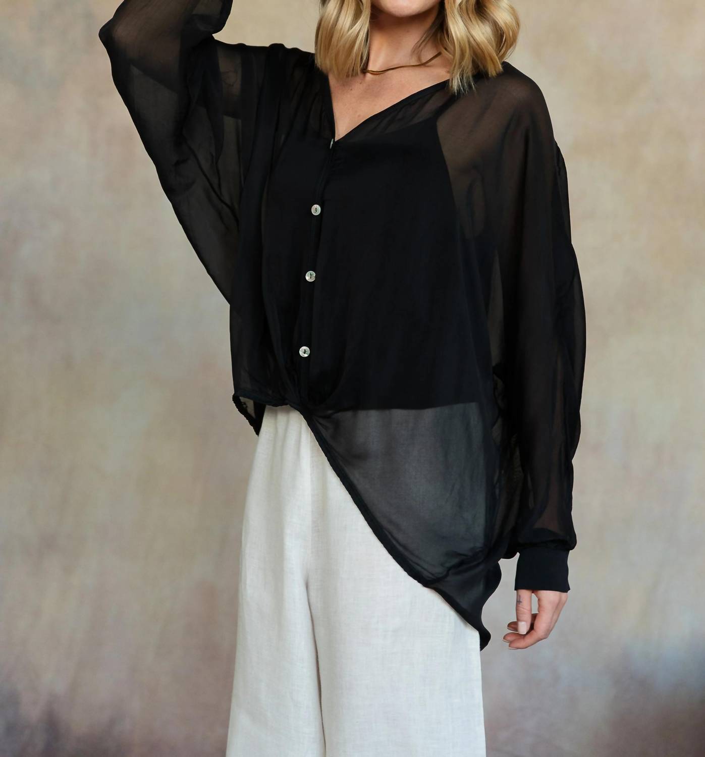 Cobblestone Living - Milani Silk Top