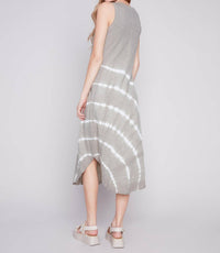 Charlie B - Tie Dye Sleeveless V Neck Dress