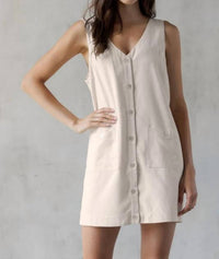 Storia - Cool Impression Button Mini Dress