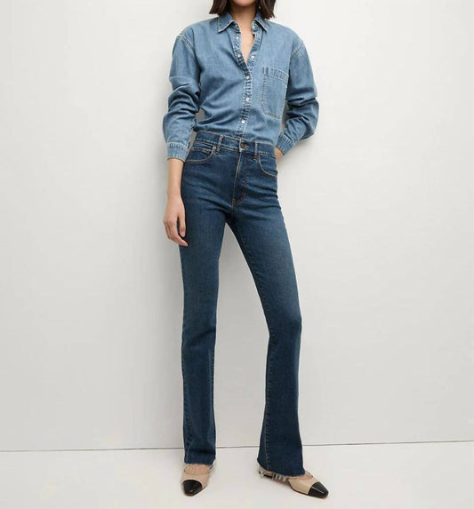 Veronica Beard - Cameron Raw Hem Bootcut Jean