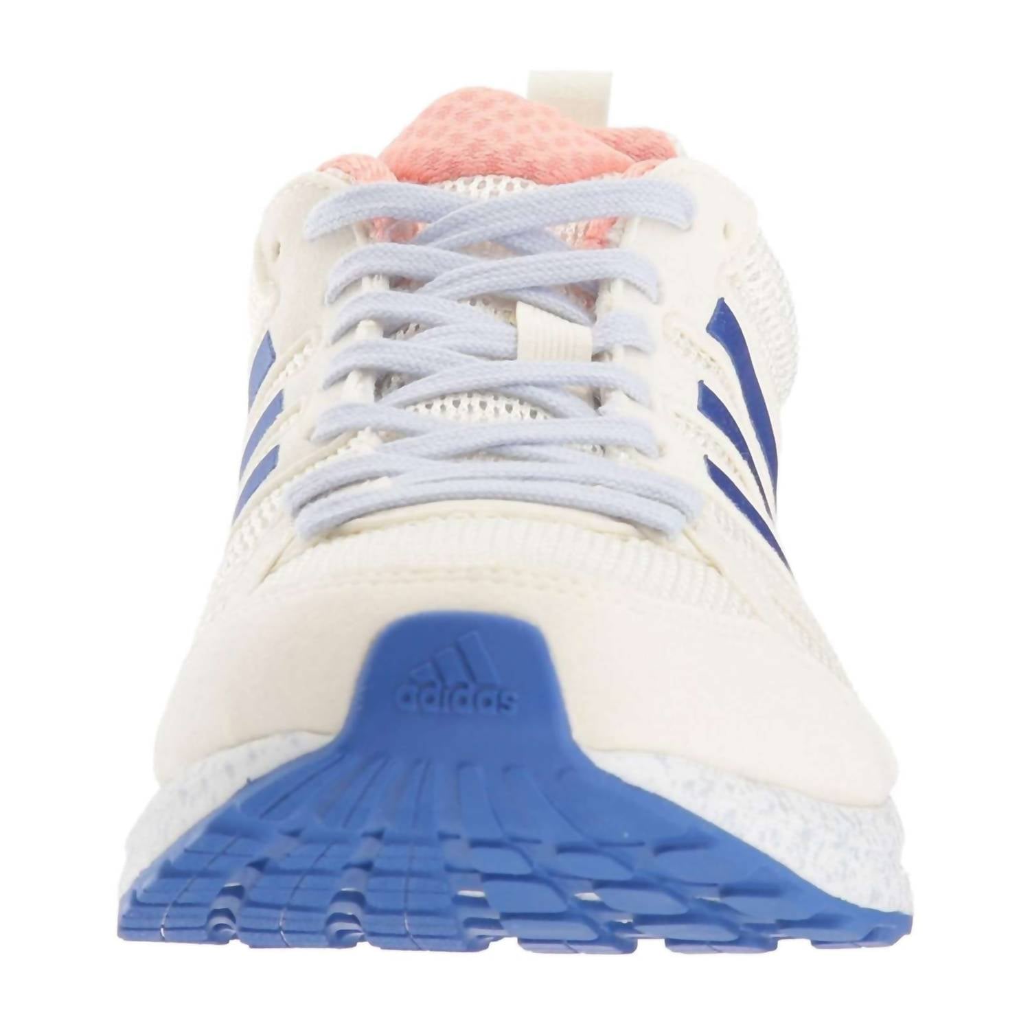 adidas Women's Adizero Tempo 9 Running Shoes in hi res orange hi res blue - women's shoe - view 4