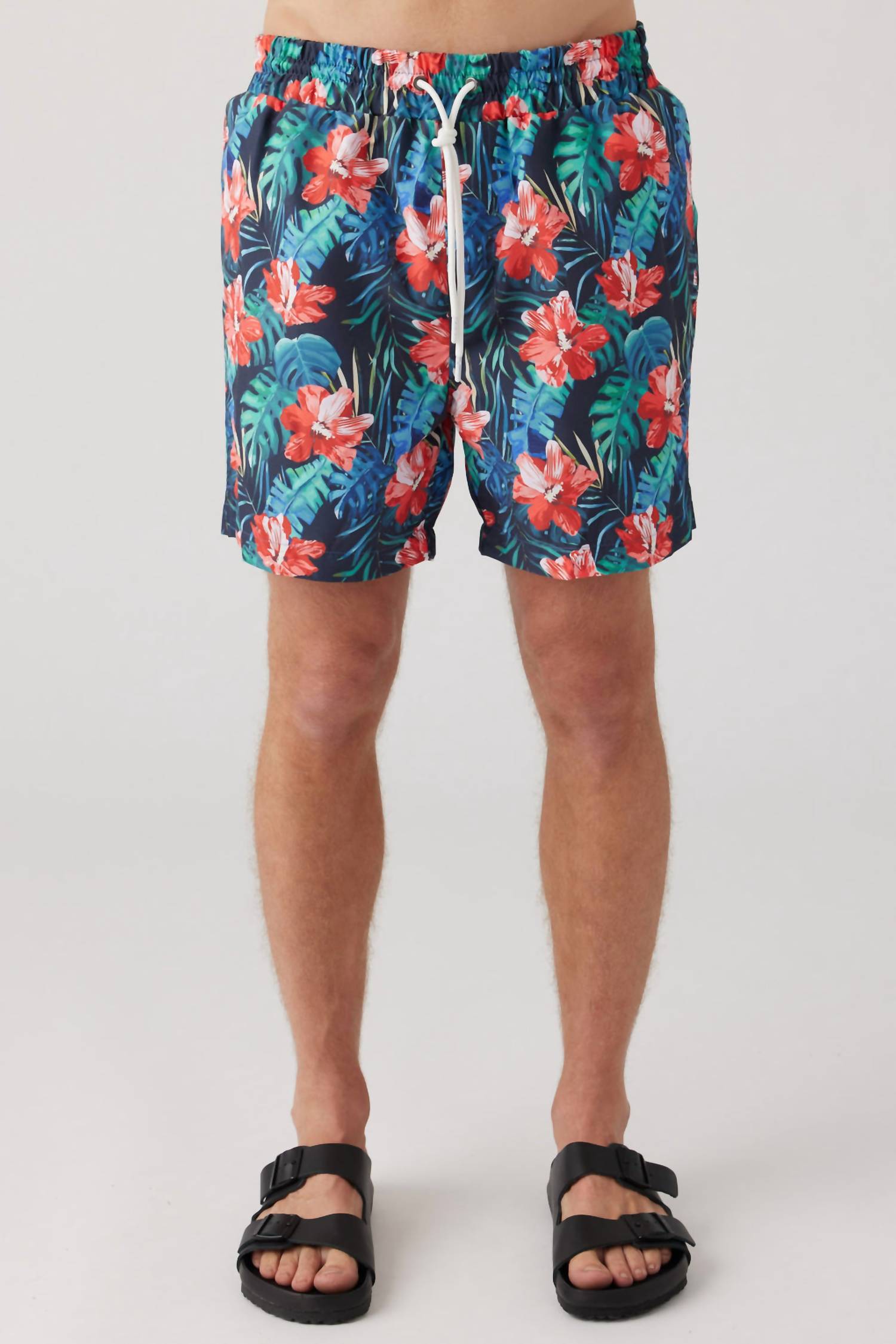 Sol Angeles - Men's Hibiscus Floral Swim Short