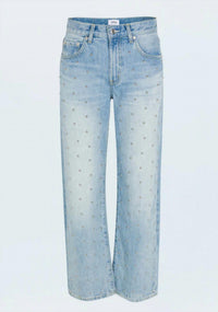 PISTOLA Lexi Mid Rise Bowed Straight Jeans in aries 5 - women's jeans - view 4