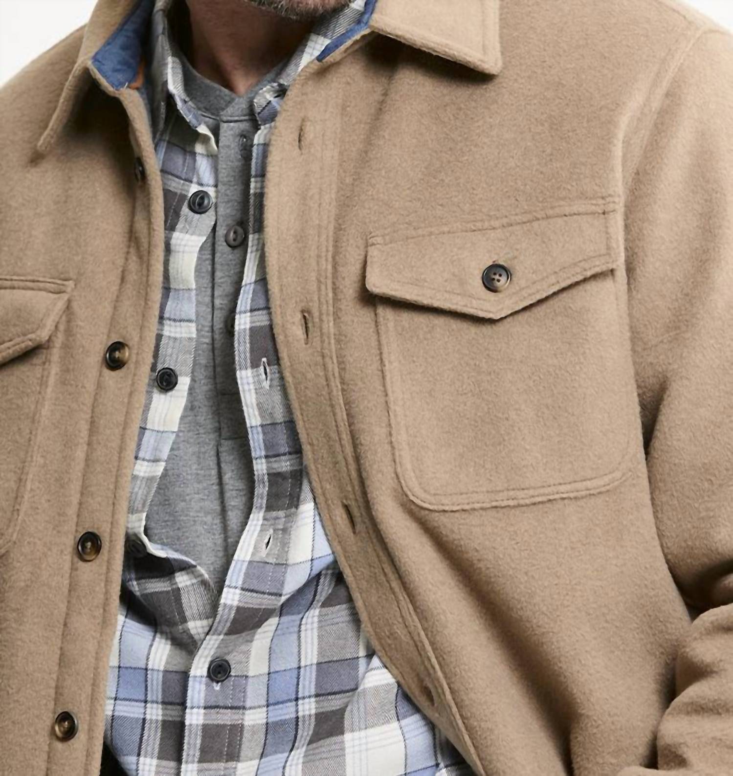 Jachs New York - Luxe Soft-Blend Quilt Lined Overshirt