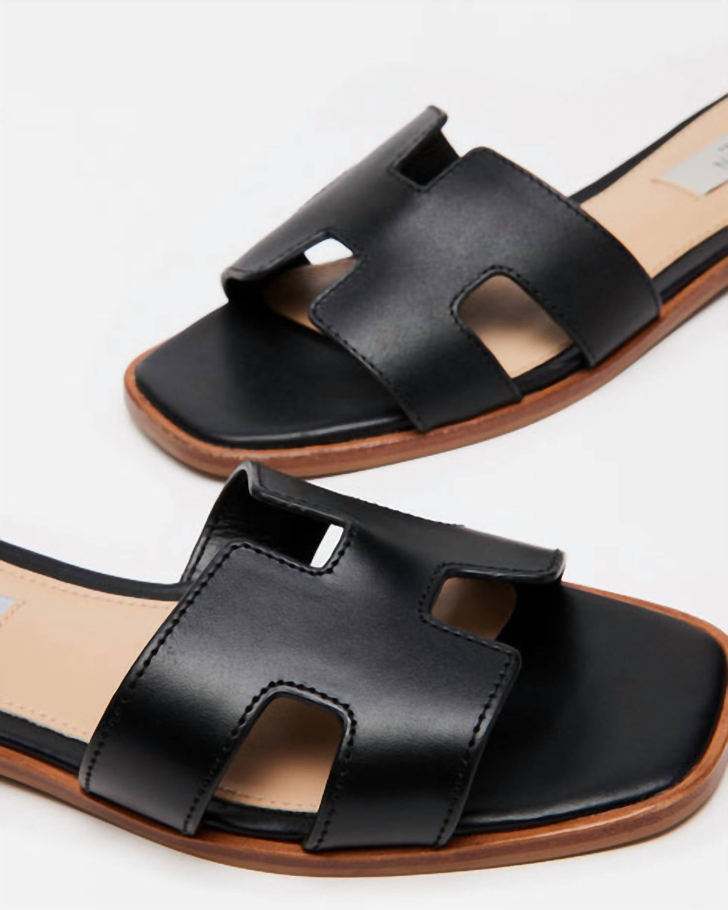 Steve Madden - Women's Haydn H Strap Leather Sandal
