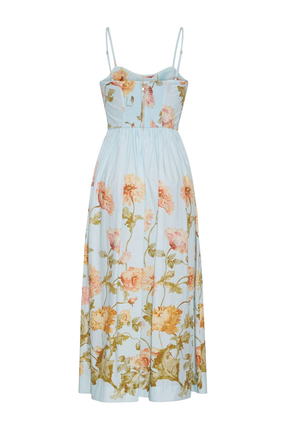 Cara Cara - Women's Fit And Flare Floral Midi Dress