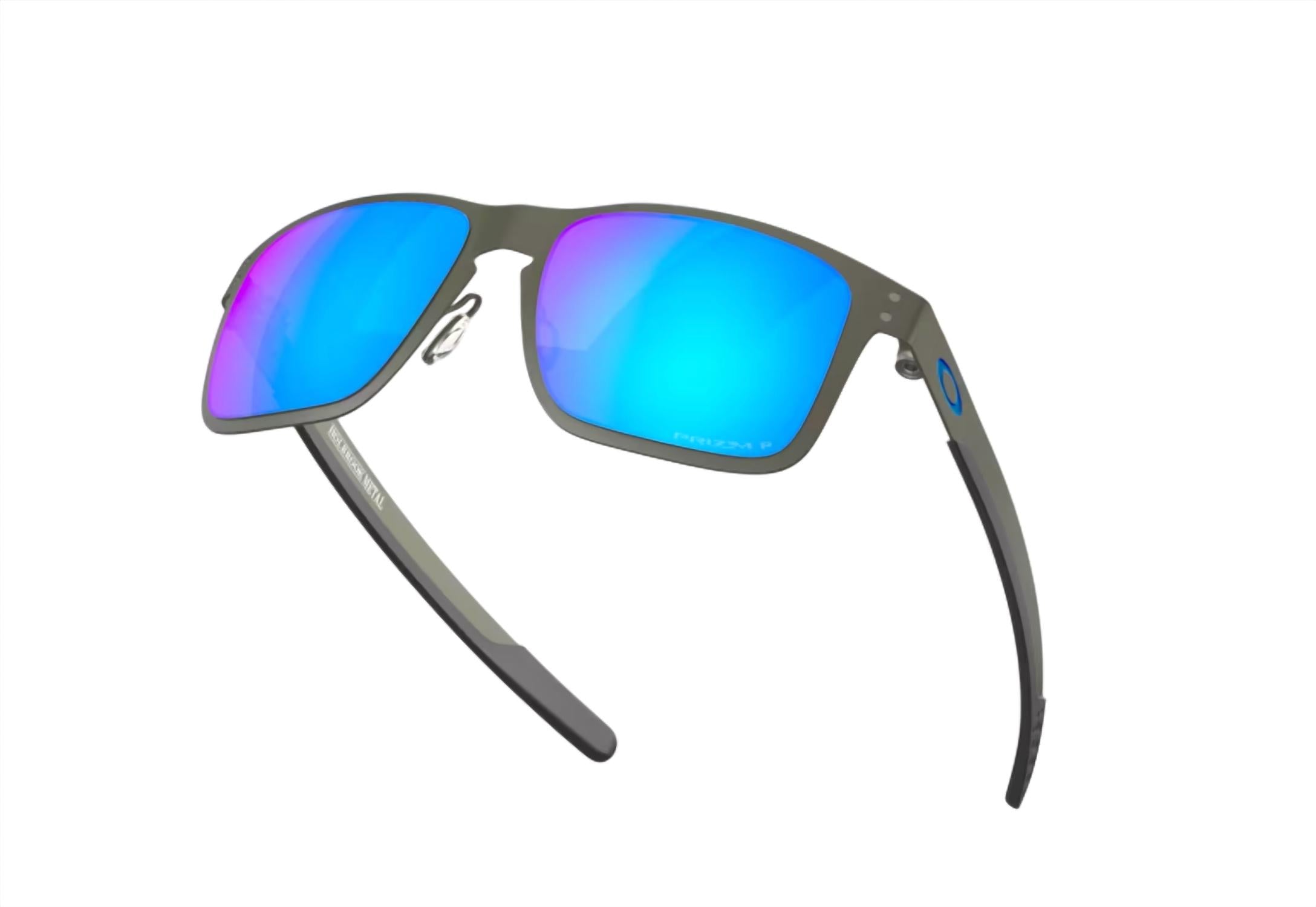 Oakley - Holbrook Metal Polarized Sunglasses 4123 - 07 - 55