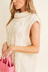 Cloud Ten - Quinn Sleeveless Sweater Dress