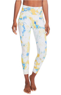 Kensie - Printed Folded Waistband High Rise Leggings