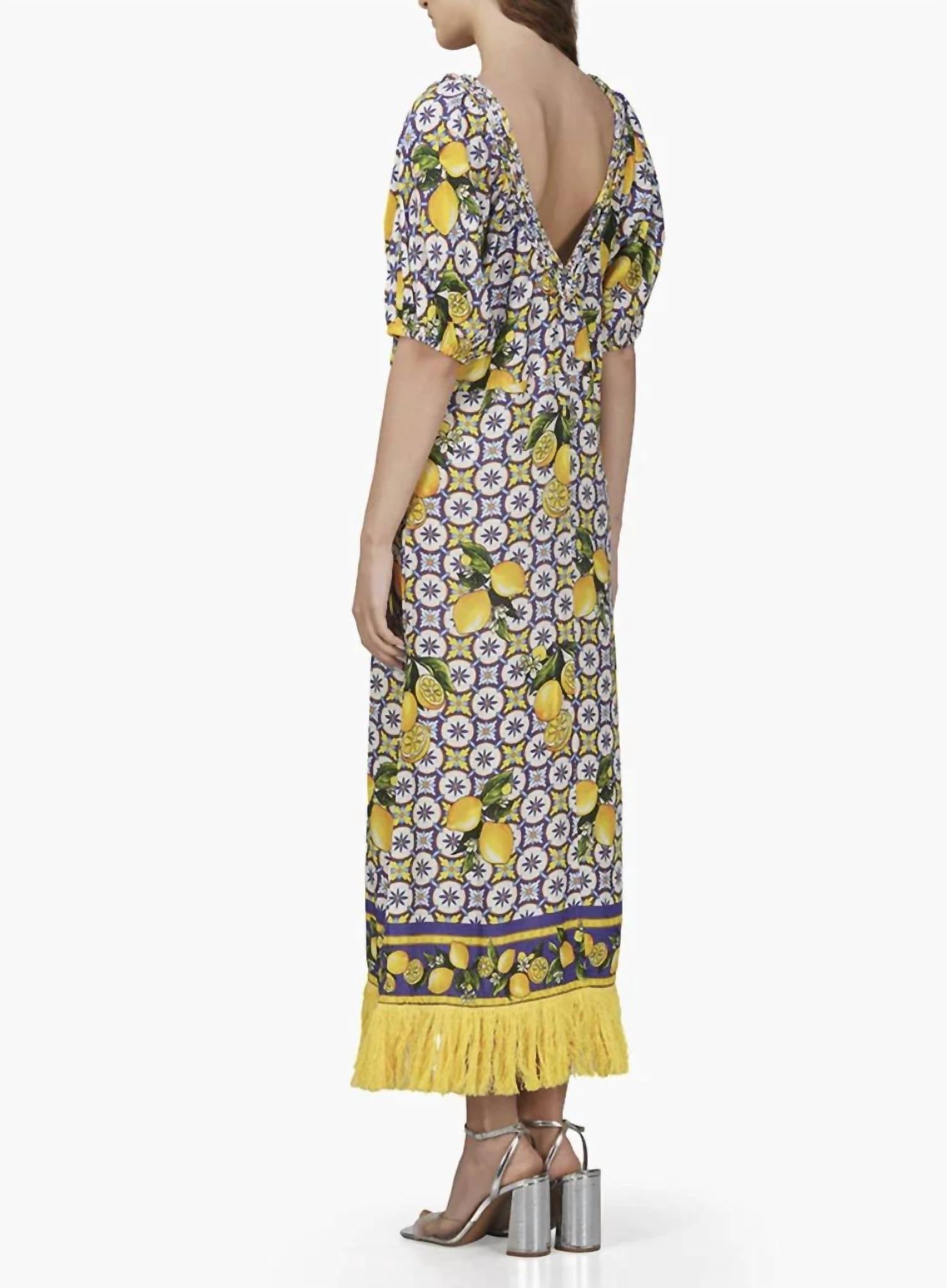 America & Beyond - Santorini Midi Dress