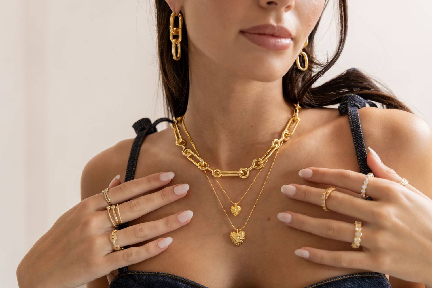 Sahira Jewelry Design - Women's Corinne Heart Necklace