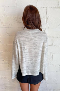 Project Social T - Emery Seamed Cozy Notch Neck Top