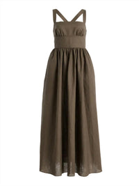 Matteau - Crossback Linen Dress