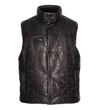 Salvatore Ferragamo - Men's Gancini Napa Leather Vest