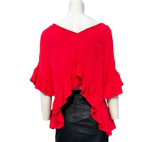 After Market - Red Flutter Top