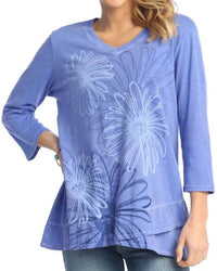 Jess & Jane - Friends Pigment Dyed Cotton Top