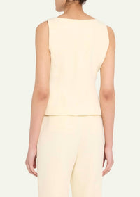 Toccin - Georgia Scoop Neck Button-front Top