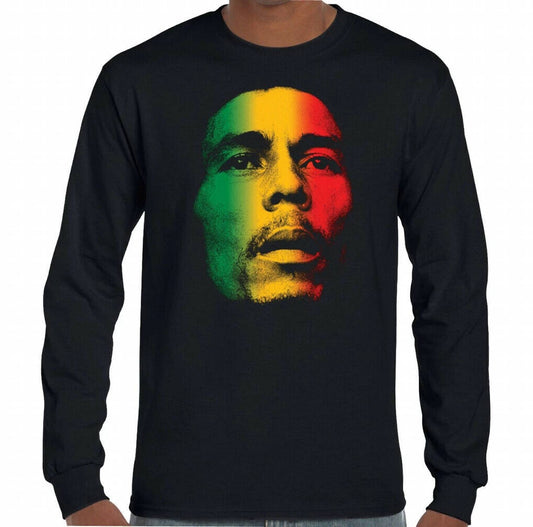 Bob Marley - Bob's Face Long Sleeve T-shirt