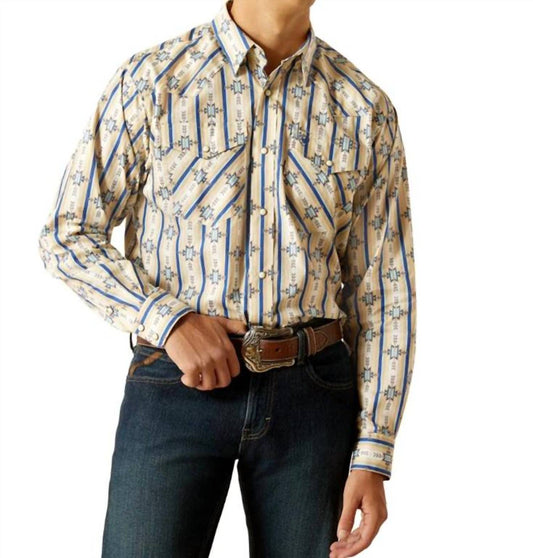 Ariat - Men's Snap Preston Classic Print Shirt