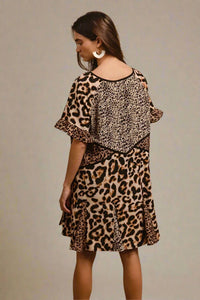 Bibi - Women's Ruffle Sleeve Dress