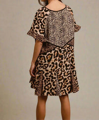 Bibi - Women's Ruffle Sleeve Dress