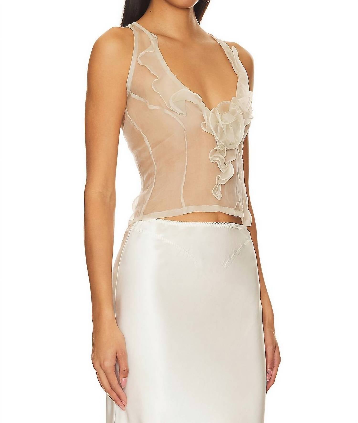 Honey Belle - Anna Organza Top