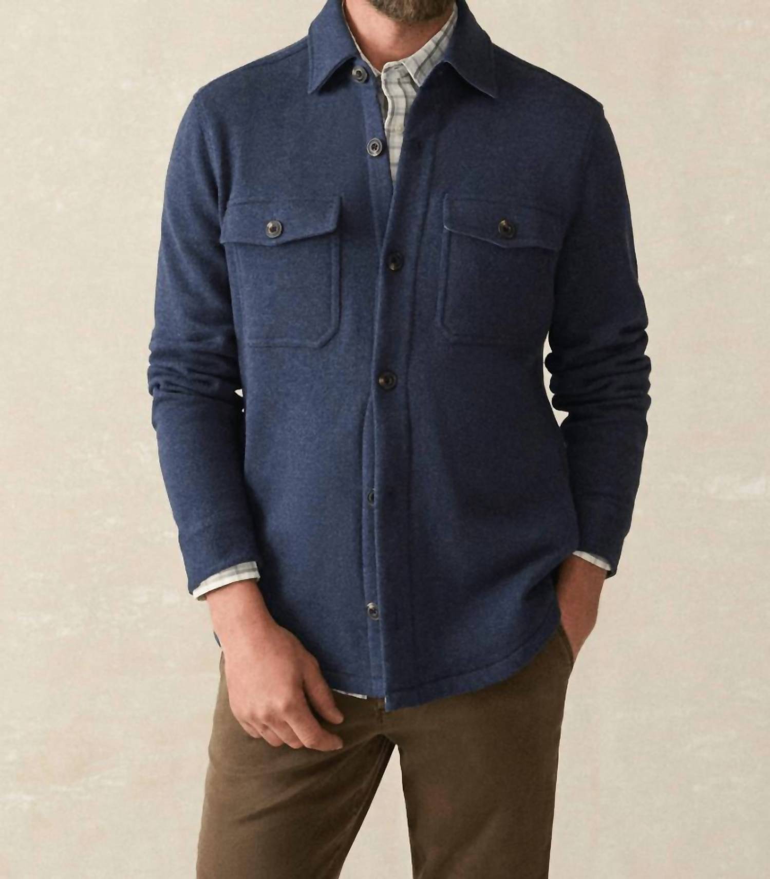 Faherty - Inlet Knit Cpo Shirt Jacket