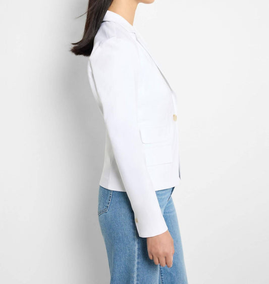 Nic + Zoe - Seasonless Cotton Double Pocket Blazer
