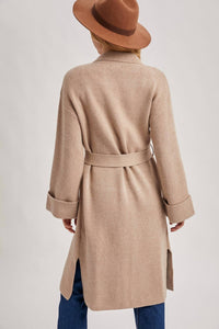 BluIvy EFFORTLESS TRENCH COAT in latte - women's jacket - alternate view